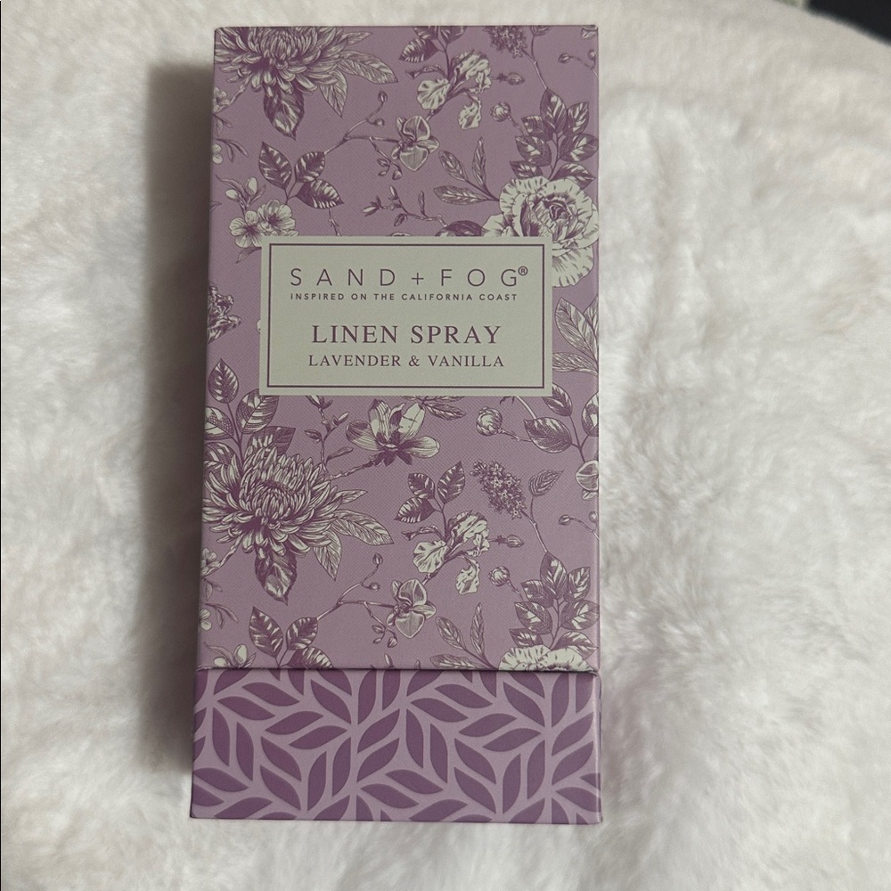 Sand + fog linen spray lavender and vanilla